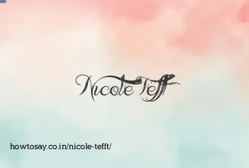 Nicole Tefft