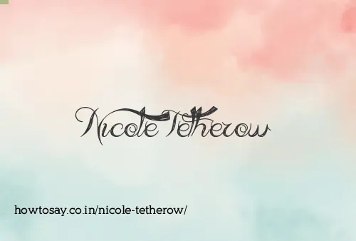Nicole Tetherow