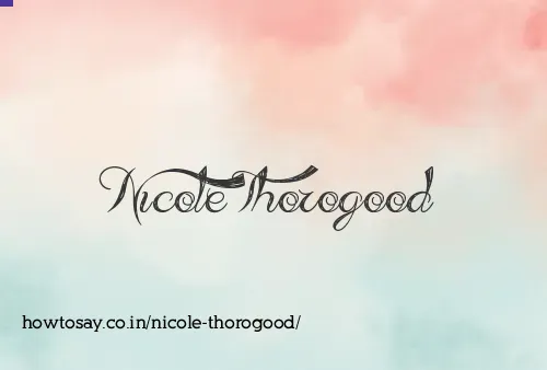 Nicole Thorogood