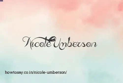 Nicole Umberson