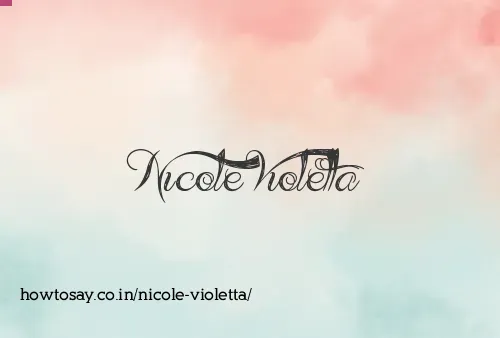 Nicole Violetta