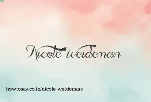 Nicole Weideman