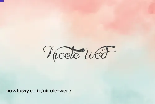 Nicole Wert