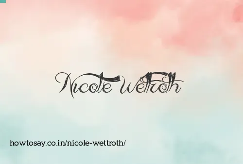 Nicole Wettroth