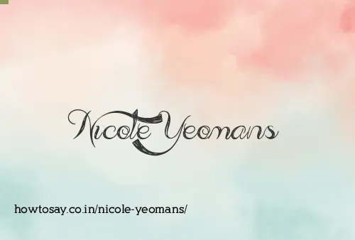 Nicole Yeomans