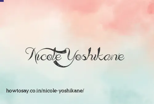 Nicole Yoshikane