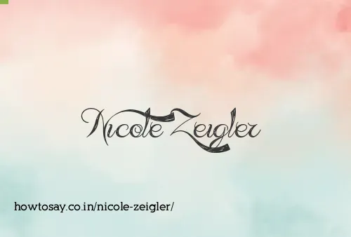 Nicole Zeigler