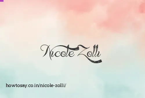 Nicole Zolli