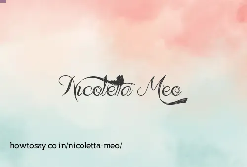Nicoletta Meo