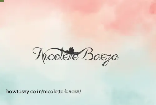 Nicolette Baeza