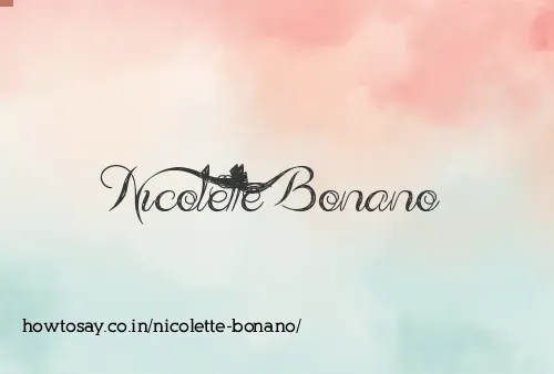 Nicolette Bonano