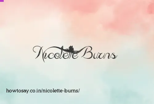 Nicolette Burns