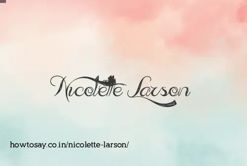 Nicolette Larson