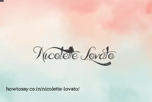 Nicolette Lovato
