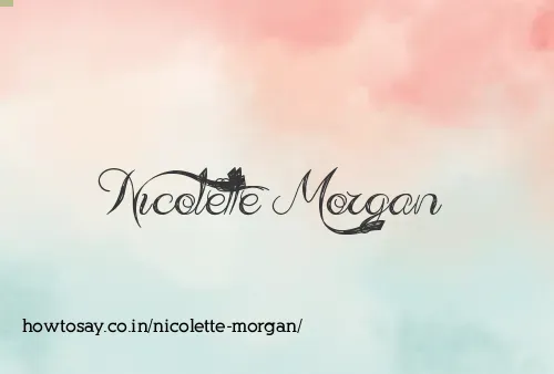 Nicolette Morgan