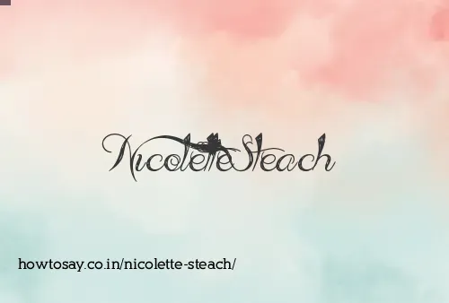 Nicolette Steach