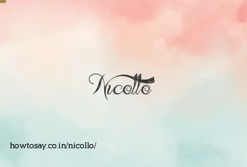 Nicollo