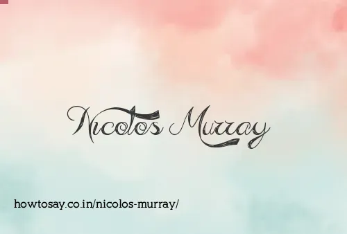 Nicolos Murray