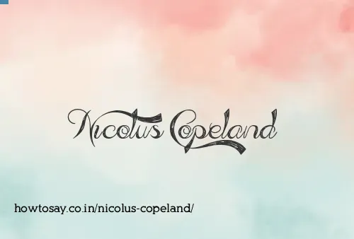 Nicolus Copeland