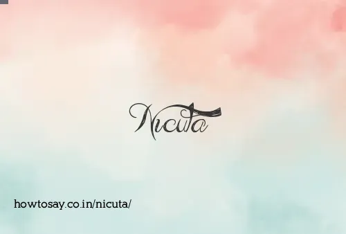 Nicuta