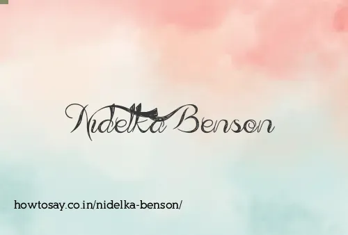Nidelka Benson