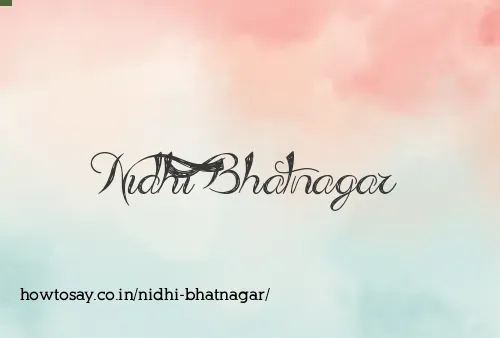 Nidhi Bhatnagar