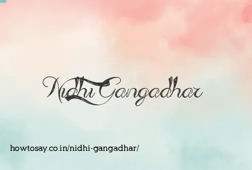 Nidhi Gangadhar