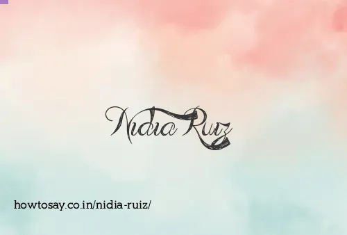 Nidia Ruiz