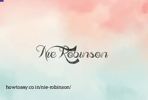 Nie Robinson