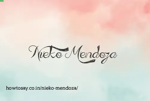 Nieko Mendoza