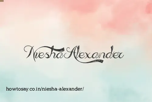 Niesha Alexander