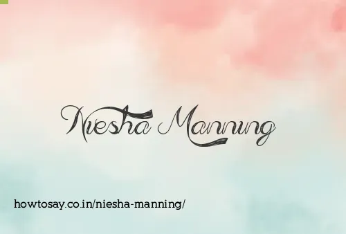 Niesha Manning