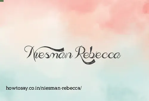 Niesman Rebecca