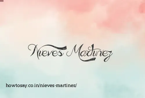 Nieves Martinez