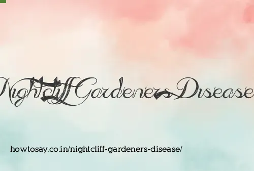 Nightcliff Gardeners Disease