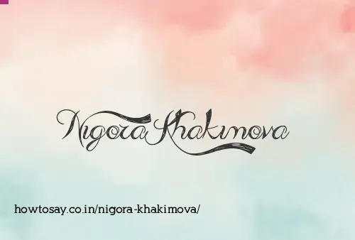 Nigora Khakimova
