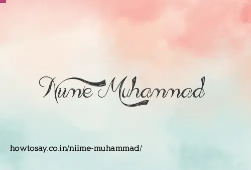 Niime Muhammad
