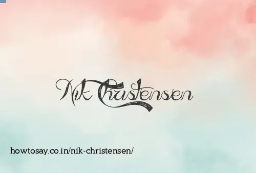 Nik Christensen