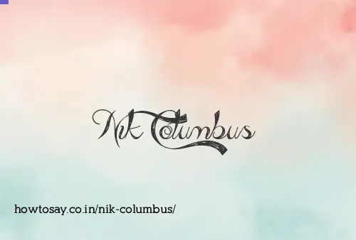 Nik Columbus