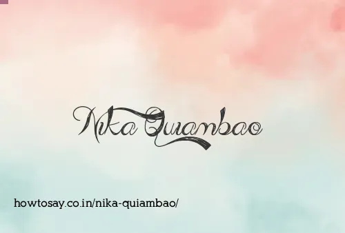 Nika Quiambao