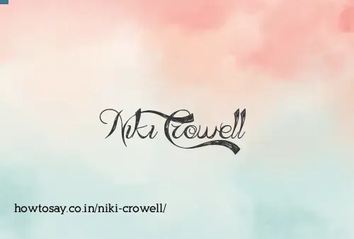 Niki Crowell