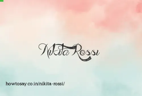 Nikita Rossi