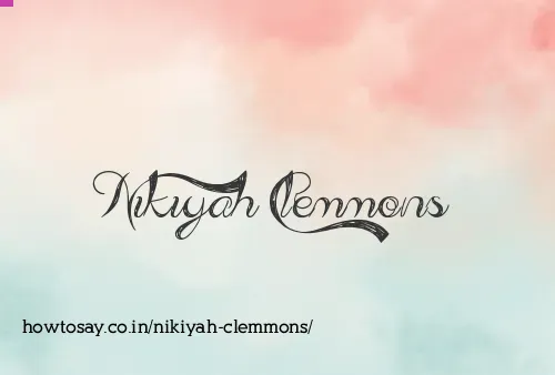 Nikiyah Clemmons