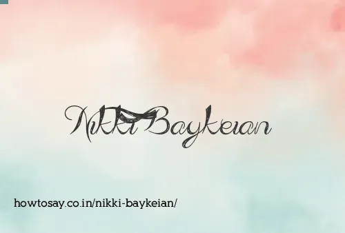 Nikki Baykeian