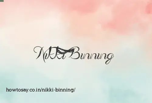 Nikki Binning