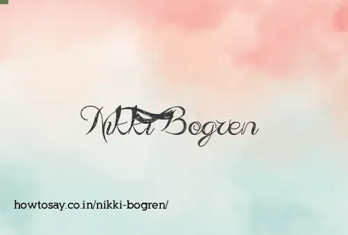 Nikki Bogren