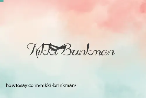 Nikki Brinkman