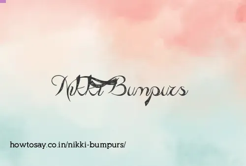 Nikki Bumpurs