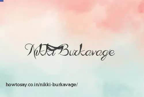 Nikki Burkavage