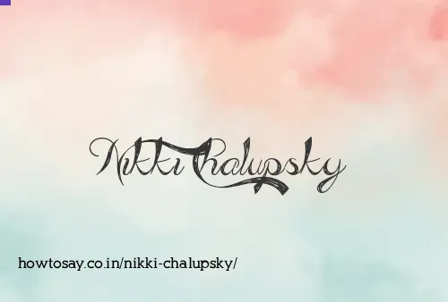Nikki Chalupsky